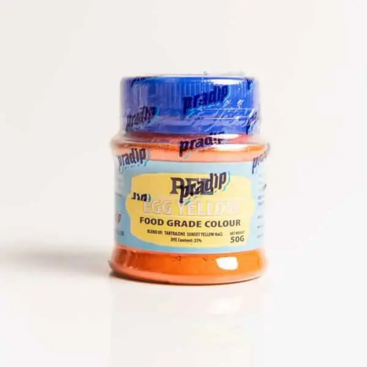 Pradip Egg Yellow Food Colour Jars 50G